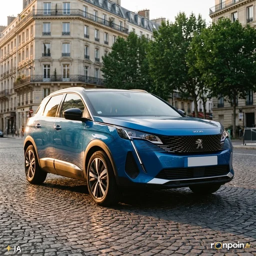 SUV 7 places — illustration générée par IA
