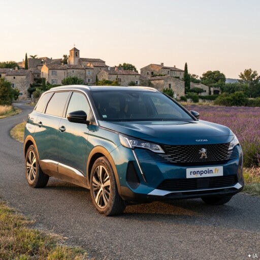 SUV familial d'occasion à Nice — illustration générée par IA