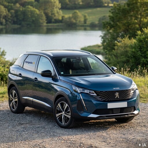 SUV familial d'occasion à Rennes — illustration générée par IA