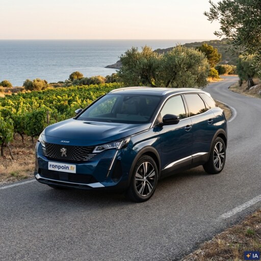 SUV familial d'occasion à Toulouse — illustration générée par IA