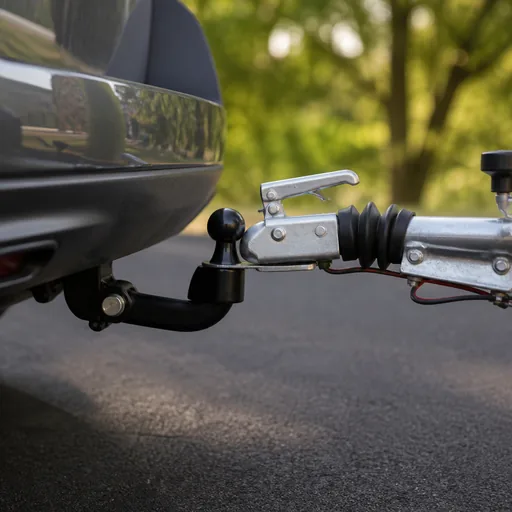 SUV familial et remorque : comprendre le poids tractable et l'attelage — illustration générée par IA