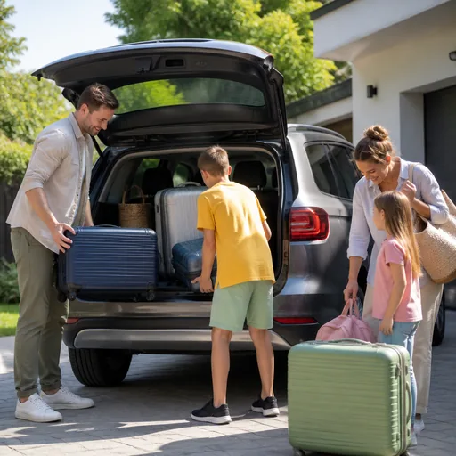 Guide : choisir un SUV familial pour les longs trajets de vacances — illustration générée par IA
